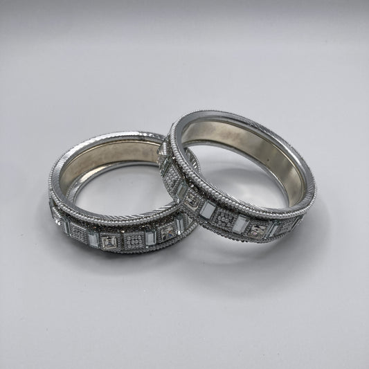 Mystique – Gemstone Zirconia Bangles (Set of 2)