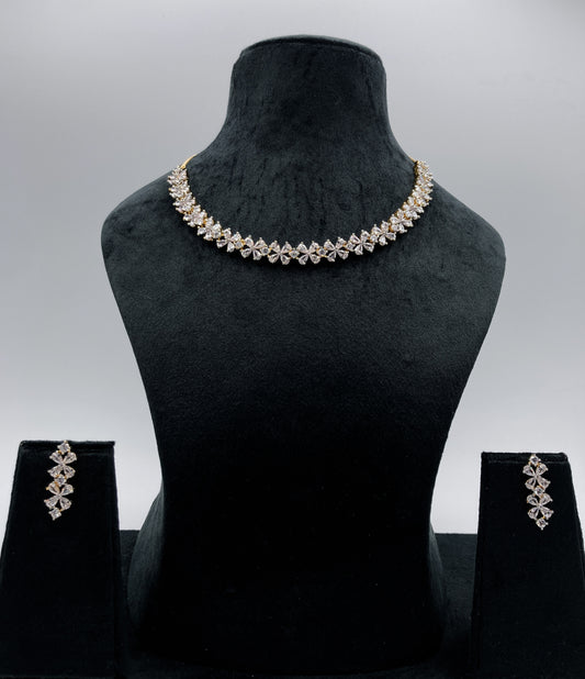 Regalia Duo – Silver & Gold Necklace Set